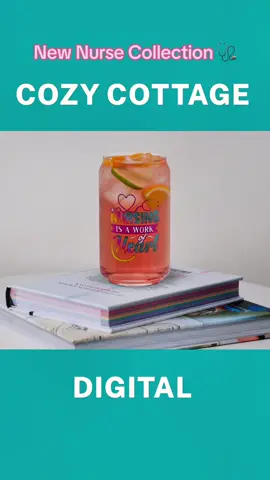 New hand drawn art products - Nurse Collection 💉#nursegifts #glasstumbler #handdrawnart #nursebreak #nurseselfcare #nursetumbler #nursesoftiktok #nurselife #nurses #fyp #etsyshop 