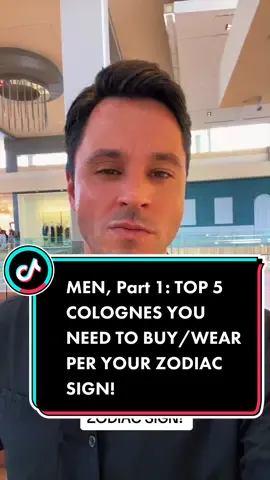 MEN, Part 1: TOP 5 COLOGNES YOU NEED TO BUY/WEAR PER YOUR ZODIAC SIGN! #fragrance #parfum #zodiac #zodiacsigns #men #guys #women #ladie #girls #foryou 
