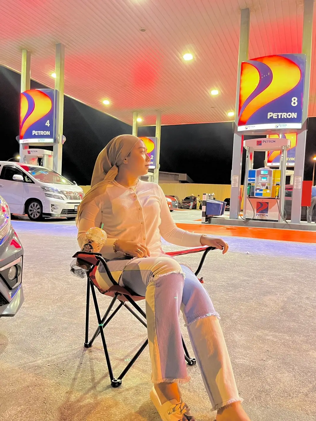 Malam minggu main angin jauh.🤍🩵