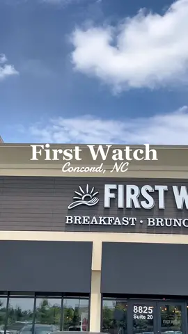 @First Watch #thingstodo #PlacesToVisit #Summer #summervibes #weekend #charlotte #charlottenc #nc #northcarolina #fyp #vibes #food #foodreview #FoodTok #placestoeat #concord #concordnc #firstwatch #eat #breakfast #brunch #lunch #lunchtime 