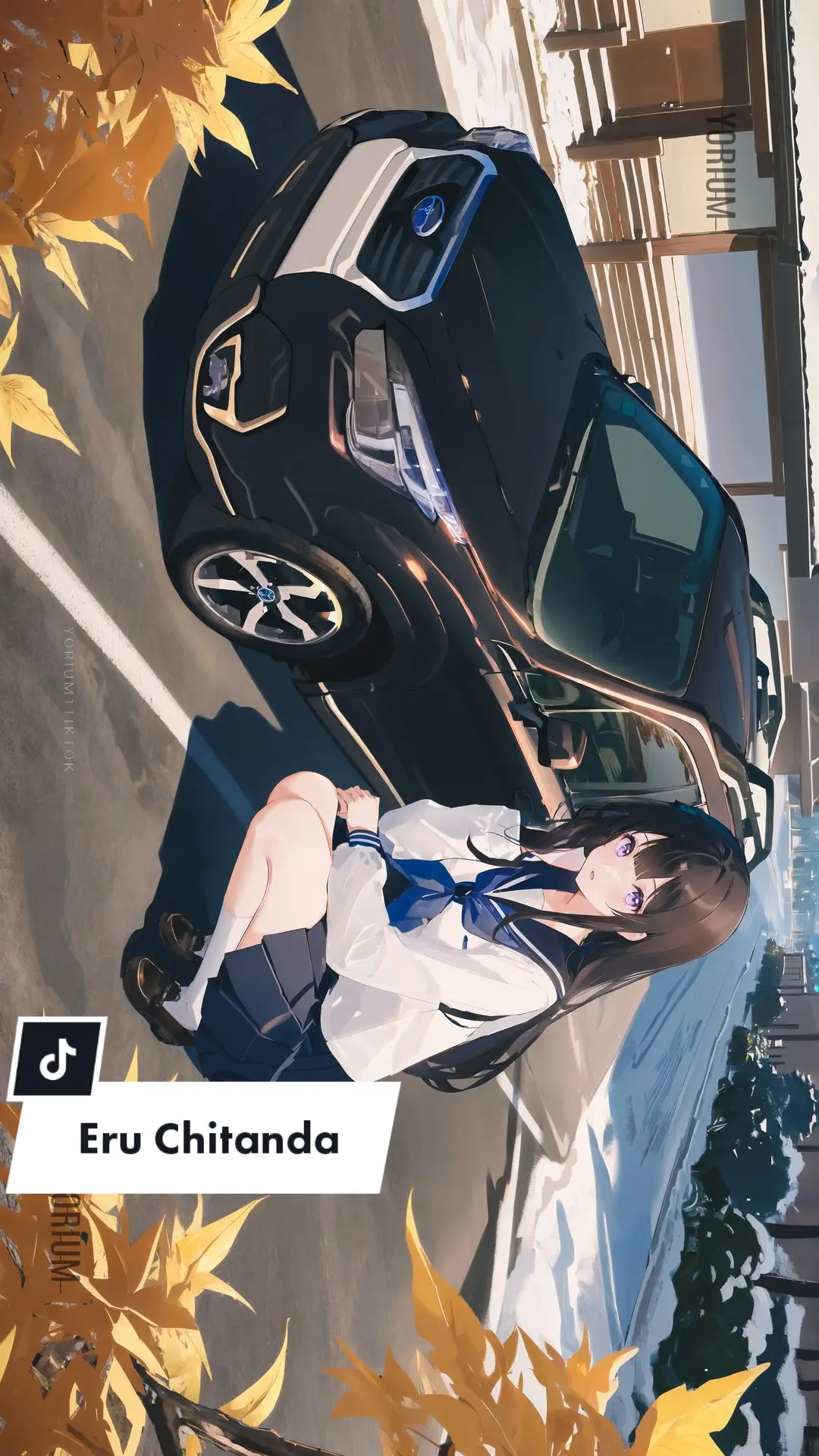 Eru Chitanda with Subaru Forester XT #eruchitanda #subaru #subaruforester #cars #carsgirls #wallpaper #hyouka #classicliteratureclub #foresterxt 