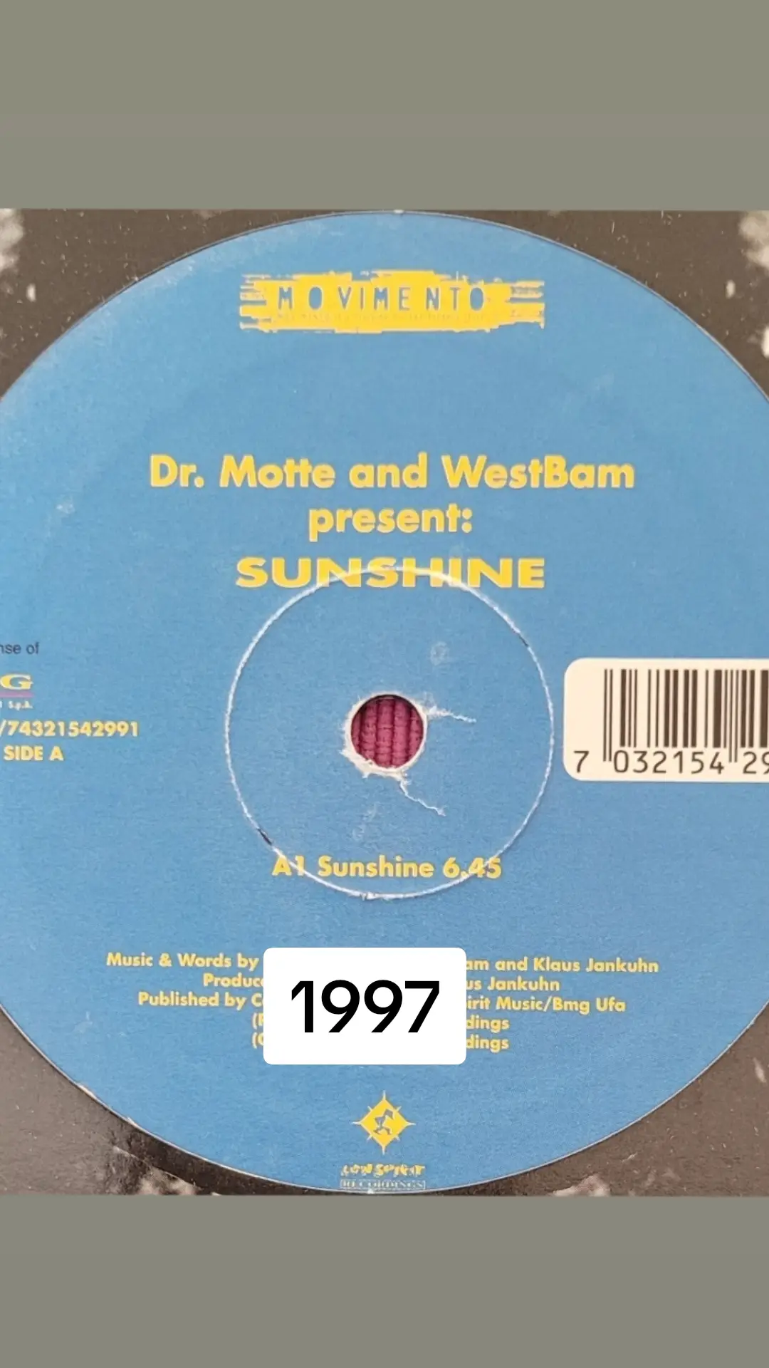 #drmotte #westbam #drmottewestbam #sunshine #1997 #vinyl #musicviral #super #90s #backtoschool #oldschool #berlin #deuschland 