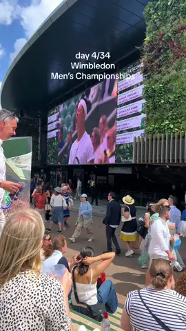 Wimbledon day 🎾 slay carlos! #Wimbledon #travelvlog #london #dayinmylife 
