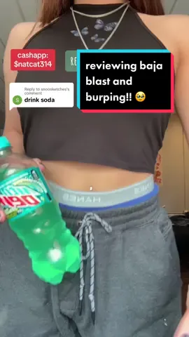 Replying to @snoosketches   ⚠️IM 21 YEARS OLD, NOT A MINOR⚠️ enjoy!! love, big burp mama ♥️♥️ #pov #burptok #bigburpmama #burp #burping #burpinggirls #burpingqueen #gassygal #sodaburps #girlburping #cutegirlburp #juicyburp #cashapp #sodareview #burpasmr #bigburp #bajablast #respondingtocomments #burpgirl #simpforme #bigburps 