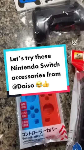 Nintendo Switch Accessories from @Daiso USA Official ❓❓❓👾🎯🎮🕹️ Not too bad! 😂😂👍 👍 What’s your favorite Nintendo Switch Accessory? 👇👇👇💭💭💭  • • • • #VideoGames #NintendoSwitch #SwitchAccessories #SwitchLite #Switch #AnimalCrossing #Classic #Original #Nostalgia #Reels #Games #Video #Game  #VideoGame #Gamestagram #VideoGameAddict #VideoGamePhotography #Nintendo #NintendoLife #NintendoFan #NintendoGames #NintendoWorld #Daiso #Accessories #Zelda #Pokemon #ASMR