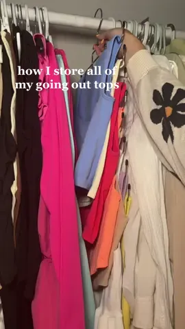 these are also perfect for dorm rooms!! theyre on my storefrnt under home finds ✨ #closetorganizationhacks #closetorganization #amazonhomefinds #amazonorganization #goingouttops #closethangers #collegeessentials 