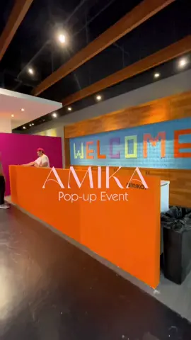 Super fun @amika pop up event! May upload a longer version tmw! #amika #amikahairproducts #brickell #brickellmiami #haircare 