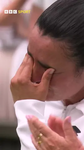 Ons Jabeur couldn’t hold back the tears 💔🥺 But she’s promised to win #Wimbledon one day 🏆 @bbcsport #BBCSport#iPlayer