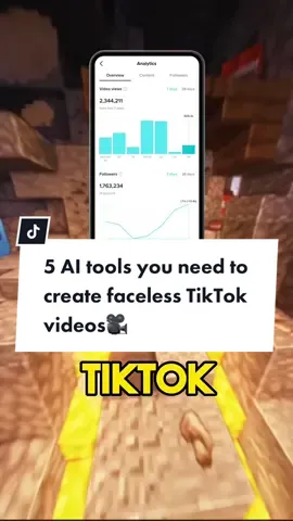 5 AI tools you need to create faceless TikTok videos 🎥 #ai #aitools #viral 