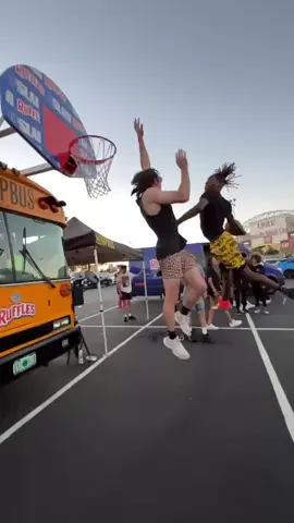 He sent my guy to the back of the bus 😭 @hoopbus #Basketball #Dunk #Hoopbus