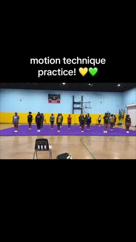 a fun way to practice motions, only going to get better! 📣 #mccombcheerleaders #cheer #stompnshake 