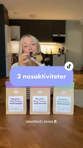 Tycker din hund om att använda nosen? Det är jättebra!🫶🏻 I samarbete med @Furry Family få 50% på godis med koden ELIN50, gäller fram till 23/7. 💞 #hundträning #hundarpåtiktok #foryou 