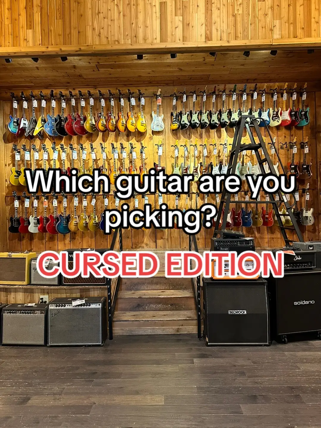 Which guitar are you picking (CURSED EDITION)? #guitar #guitarist #guitartok