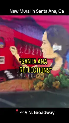 NEW mural located at 419 N. Broadway by artist RogerEyesR #santaanapublicart #mural #dtsa #art #orangecounty 