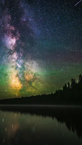 This is my second Timelapse that I captured during my trip this past week through the Allagash Wilderness Waterway in northern Maine. During this night, I witnessed the Milky Way in all it’s majesty form a glowing arc directly overhead as it’s reflection rippled in the gentle lake waters. Such a blessing to have multiple nights of clear skies on a once in a lifetime trip. Sony A7III + 24mm GM 13 sec, ISO 6400, F1.4 #sky #timelapse #astrophotography #milkyway #milkywayphotography #milkywaychasers #allagashwildernesswaterway 