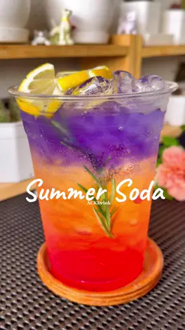 ซัมเมอร์โซดา 🌈🌱☀️ #สดชื่นผ่อนคลาย #เมนูง่ายๆ #เมนูสร้างอาชีพ #แชร์เมนู #drink #café #โซดา #เครื่องดื่ม #อิตาเลี่ยนโซดา 