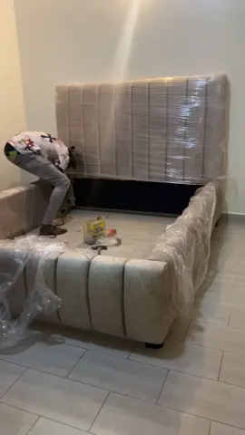 Bed installation by us..!! #foryou #camptoninteriors #furniture 