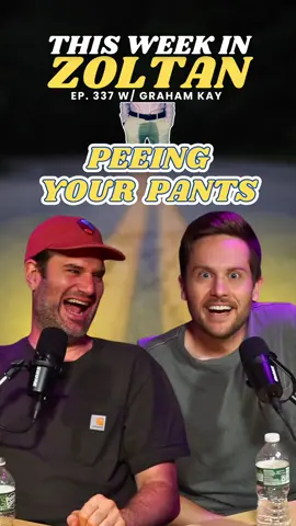 Peeing your pants in the car 💦👖🚙  New episode of ‘This Week In Zoltan’ out now with guest @Graham Kay  . . #standupcomedy #comedypodcast #cleancomedy #zoltankaszas #grahamkay 
