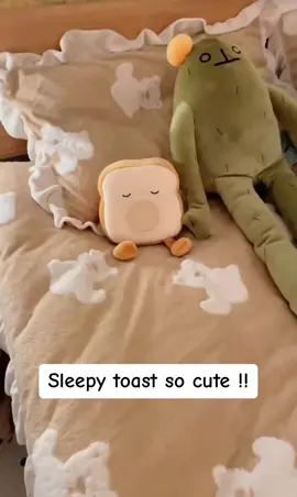 It’s a Sleepy toast so adorable! ✨🥰 #fyp #foryou #toast #sleepytoast #clock #nighttime #cuddlebuddy #nightlight #plushies #cute #kawaii #sleepytime #bts #adorable #stayhome #GamerGirl #twitch #streamer  @kim♡  @BTS  @BTS 