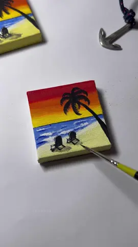 Painting with Acrylic! ✨🎨 #Summer