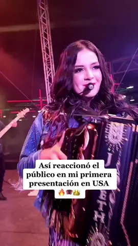 Así reaccionó el público en mi primera presentación en USA, muchas gracias Los Ángeles! ❤️🇺🇸🇲🇽  #janethvalenzuela #losangeles #acordeonista #regionalmexicano #california #músicamexicana #picorivera #mexicana #jenniriveratiktok #picoriverasportsarena #viral 