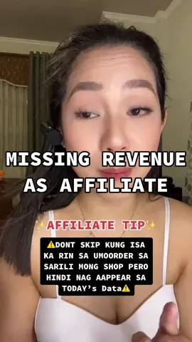 Missing revenue as affiliate #balikmokosafyptiktok #affiliatemarketing #fyp #foryou 