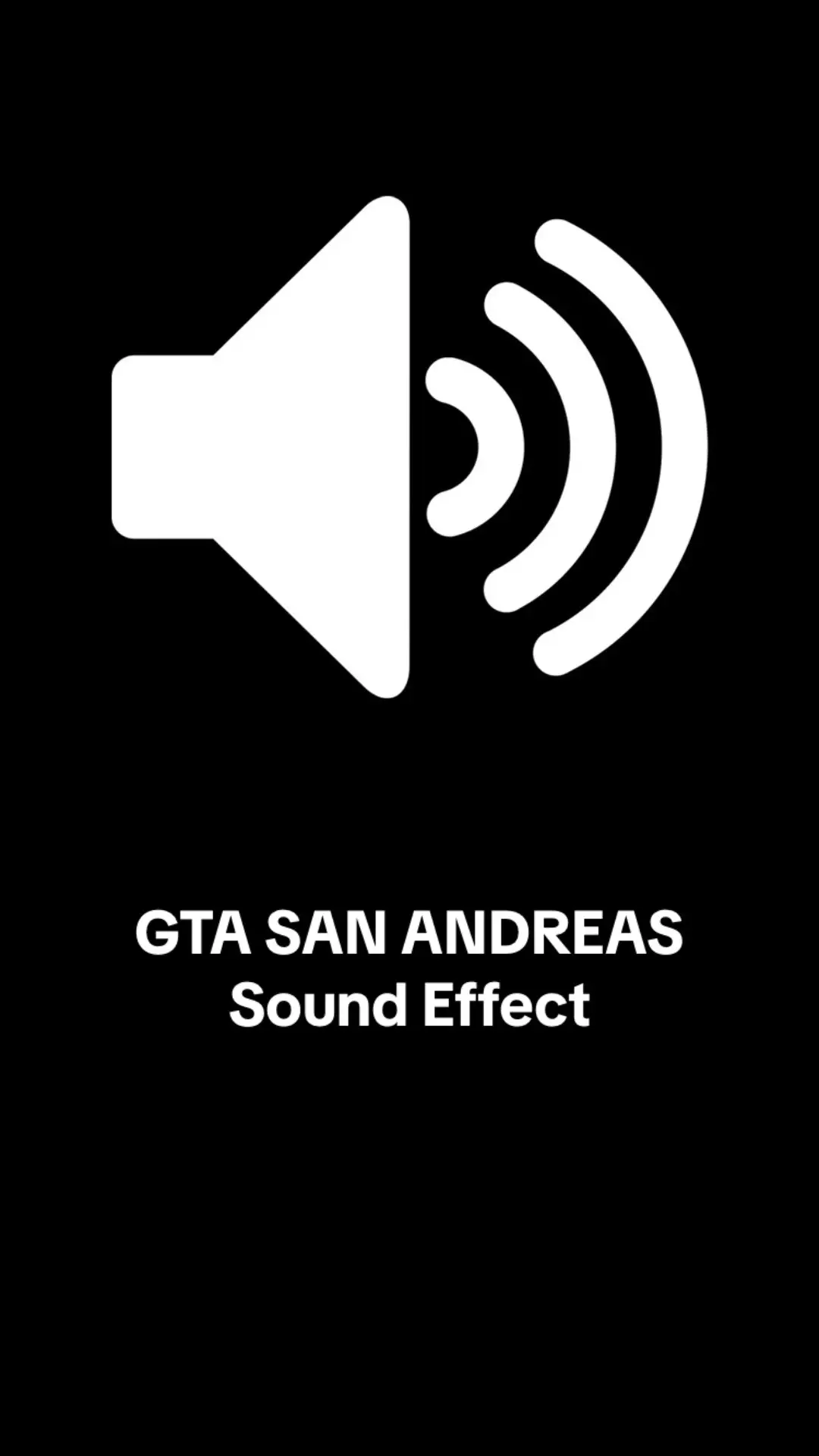 GTA SAN ANDREAS Sound Effect, Follow us and share the sound with your friends 🔊❤️ #soundeffects #sigla #gtasanandreas #soundeffectlibrary 