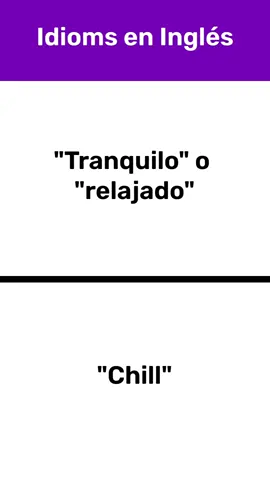 ¿SABIAS COMO SE DICE RELAJADO EN INGLES? 📚✔️ #aprenderingles  #inglesfacil  #inglesonline  #bilingue 