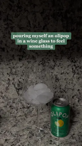 pouring myself an @OLIPOP in a wine glass to feel something #olipop #olipoptiktok #beverage #healthysoda #wellness #drink #microinfluencer #nanoinfluencer #latinainfluencer 