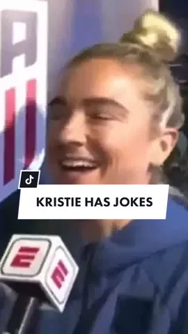Kristie Mewis joking about Sam Kerr 😂 #nwsl #samkerr #Soccer #soccertiktok #fifawwc 🎥: @ESPN 