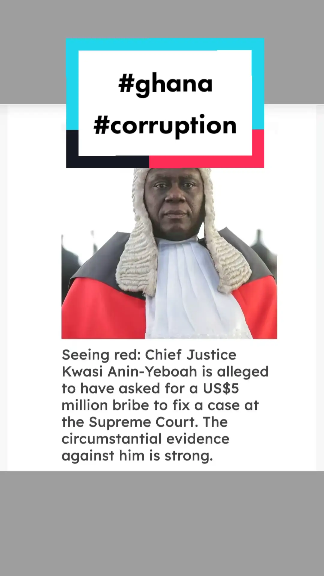 #ghanacorruption #corruptedjudge #Ghana 