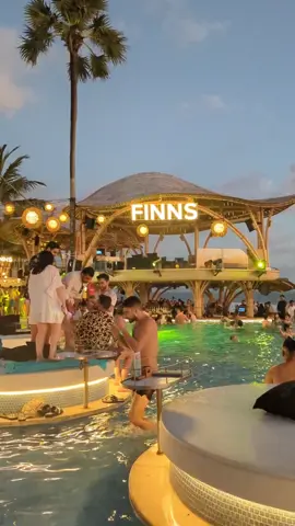 Finns is the ultimate day to night beach club in Canggu!  #bali #canggu #finnsbeachclub 