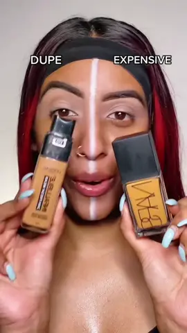 Expensive vs Dupe Makeup part 1 🥶 #makeup #makeupchallenge #makeupreview #expensivevscheap #dupes #makeupdupes #lordthivi #beauty 