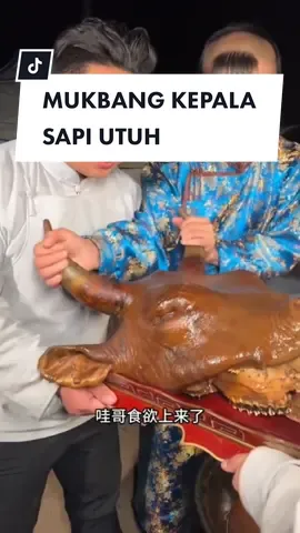 mukbang kepala sapi ala orang mongol #mukbang #mukbangkepalasapi 