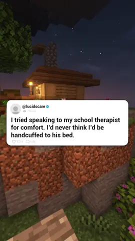 I tried speaking to my school therapist for comfort. I'd never think I'd be handcuffed to his bed. #horrorstory #redditstories #reddit #lucidscare #lucid #scarystories 