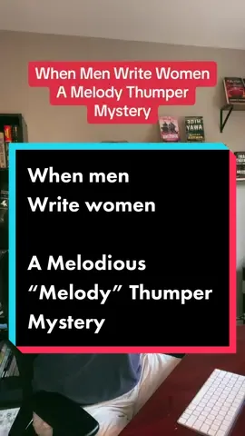 Melody Thumper has a new partner. And might need to see a doctor. #menwritingwomen #womenwrittenbymen #melodythumper #darkromance #mysterybooks 