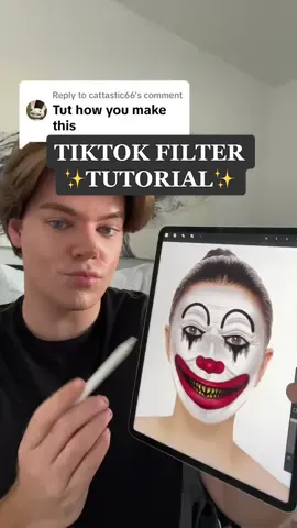 Replying to @cattastic66  Here is a tutorial on how I create and upload filters to TikTok!🫢❤️ #tutorial #artist #art #filter #effecthouse #procreate #digitalart 