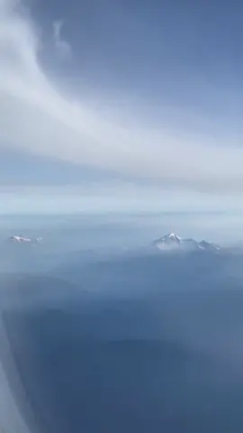 This view did not feel real.  #flypシ #fyp #flying #travel #plane #earth #mountains #morning #morningroutine #calm #natural 