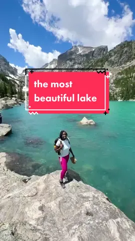 Lake Haiyaha is one of the most beautiful lakes I've seen! You have to see it in person for yourself. Had the most amazing time hiking through Rocky Mountain National Park. This is one of 5 lakes I got to see in one day along the same trail. Have you been to Rocky Mountain National Park?  This park is now up there as one of my top 5 national parks to visit!  I have so much videos and photos to share - although the pics and videos can’t ever quite capture the true essence of beauty I saw in person.  #Colorado #VisitColorado #explorecolorado #coloradolife #ColoradoAdventure #coloradolove #ColoradoOutdoors #ColoradoMountains #ColoradoLiving #ColoradoNature #coloradohiking #centennialstate #ColoradoVacation #blackpeoplewhohike #travelusa #RockyMountainNationalPark #RMNP #RockyMountainViews #rockymountainpark #rockymountain #estesparkcolorado #estespark #nationalparklover #nationalpark #nps #travelcolorado #rockymountain #rockymountainhigh #rockymountains #lakehaiyahatrail #lakehaiyaha #fyp #foryou #hikingtiktok 