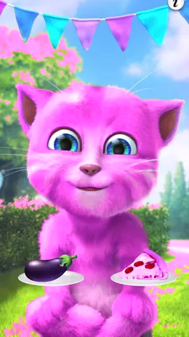 My Talking Tom Ginger Purple Cat #fypシ゚viral   #talkingginger  #gingercat #talkingginger2