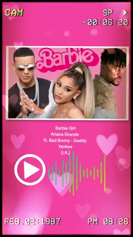 Barbie Girl Ariana Grande ft. Bad Bunny & Daddy Yankee #inteligenciaartificial #2023 #arianagrande #badbunny #daddyyankee  #barbie #barbiegirl #latino 