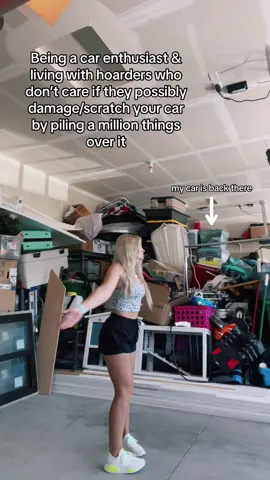 Well thats my life…until i can move out on my own lol #cars #hoarders #garage #smile #modifiedcars #carenthusiast #neatfreak #hoarderhouse 