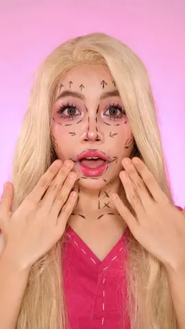 I'm a barbie girl💗✨️ AKHIRNYAAA KESAMPEAN BUAT #barbiegirlchallenge YEYYY!!!  ( ib: @jharnabhagwani ) . . #barbie #barbiemakeup #BarbieMovie #makeuptransformation 