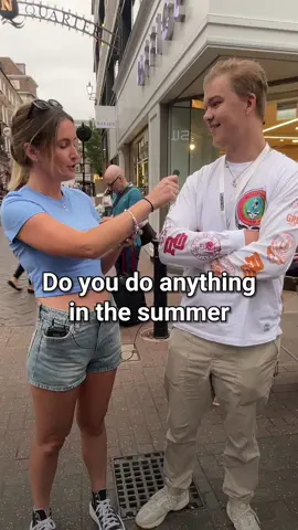 Replying to @Florence Ozkan what makes you feel confident in the summer? #49degrees #summerconfidence #selflovetips #streetinterviewlondon #voxpop 
