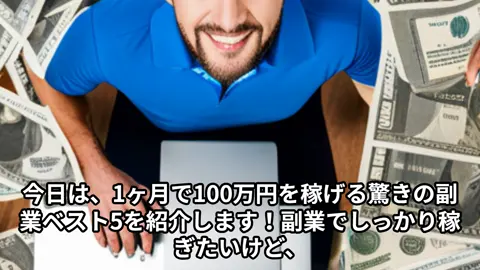1ヶ月で100万円を稼げる驚きの副業ベスト5