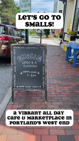 When you’re visiting Portland, Maine, be sure to check out Smalls—an all day cafe serving up bites, coffee & cocktails with a perfectly curated retail shop full of products from unique small businesses. #portlandmainefood #portlandmainecoffee #mainetravelguide #portlandmainerestaurants #mainefoodie 