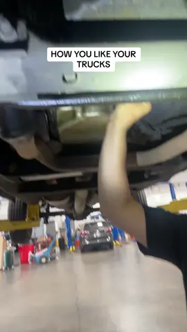 I like my trucks dipped in oil. #technician #service #parts #automotivetechnician 