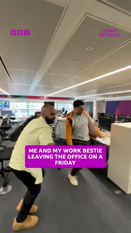 That Friday feeling 🕺🏻💃🏻   #fyp #fridayfeeling #workbestie #desitiktok @Haroon Rashid @ankur.desai 