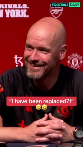 Erik ten Hag shocked at a question about Bruno Fernandes at his press conference 😅🤣 #eth #mufc #footballtiktok #PremierLeague 