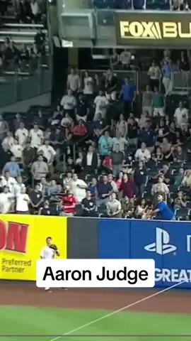 Replying to @liam.toohey99   I thought this would be an insane catch, but Aaron Judge’s height makes it look easy #topps #baseballcards #yankees #yankeestadium #aaronjudge 